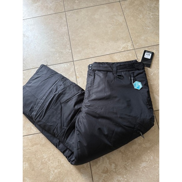 NEW Arctic Quest Mens Black Insulated Water Wind Resistant Ski Snow Pants 3X - Picture 6 of 7